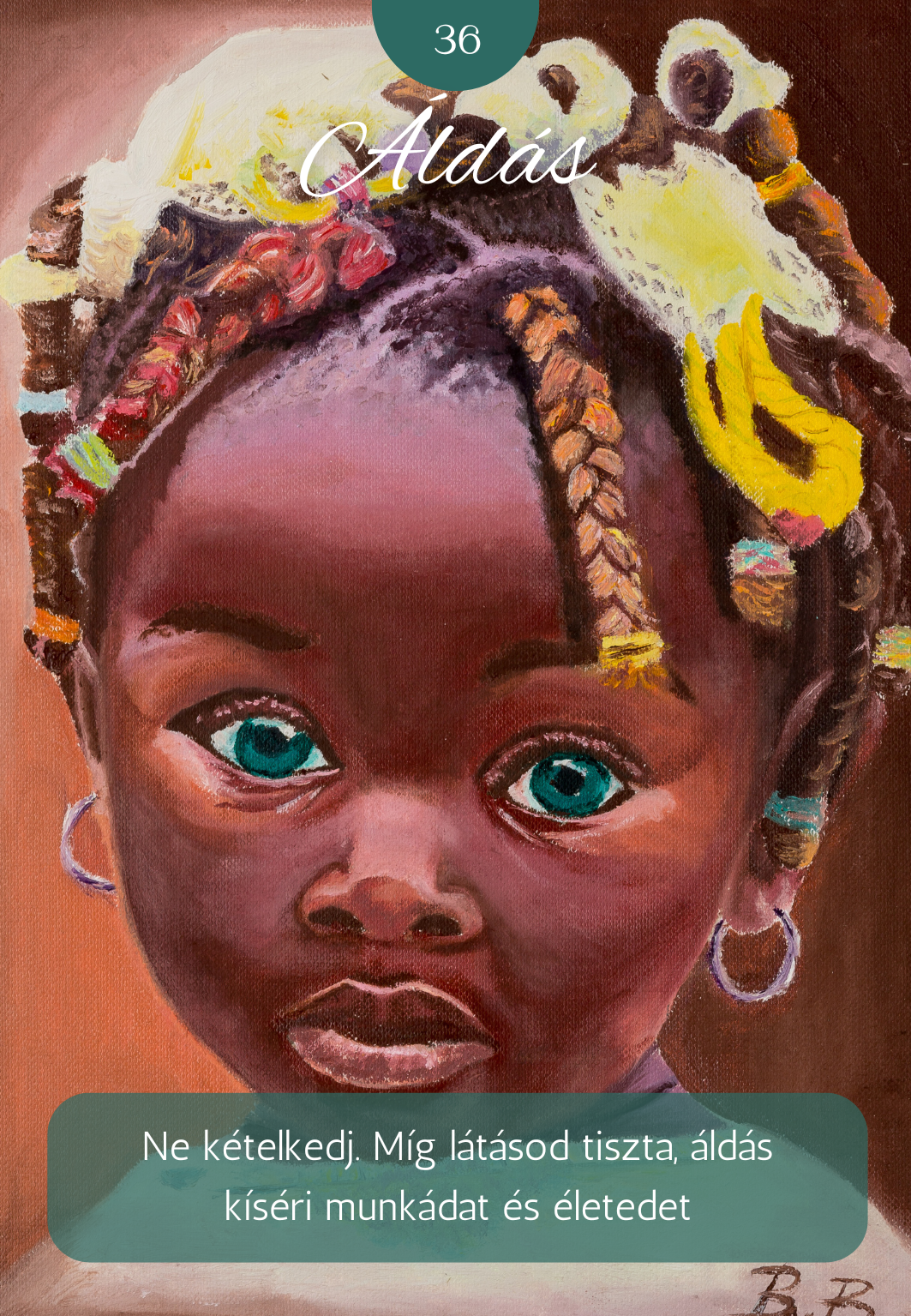 a fény útja kártyapakli - áldás lap