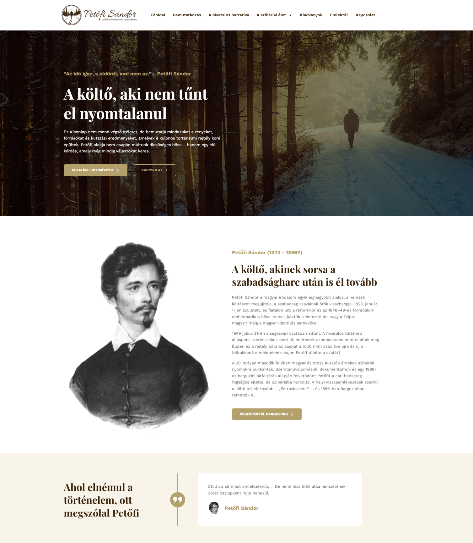 elkészített weboldal screan fotó