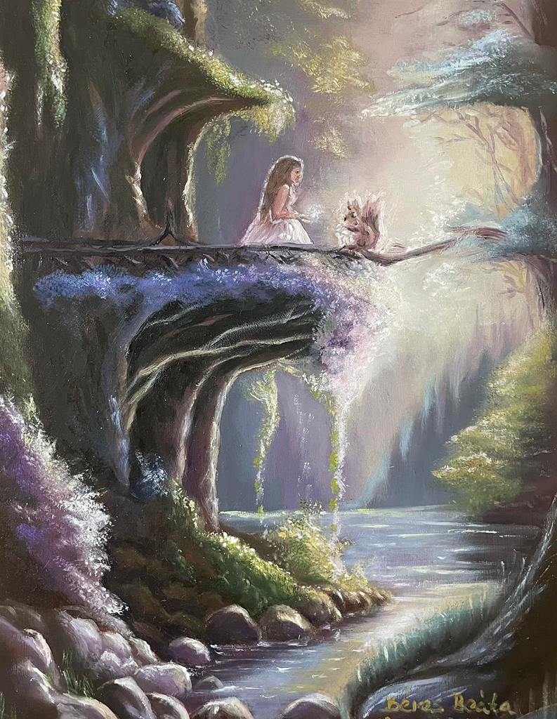 Személyre szabott festmény - - a híd