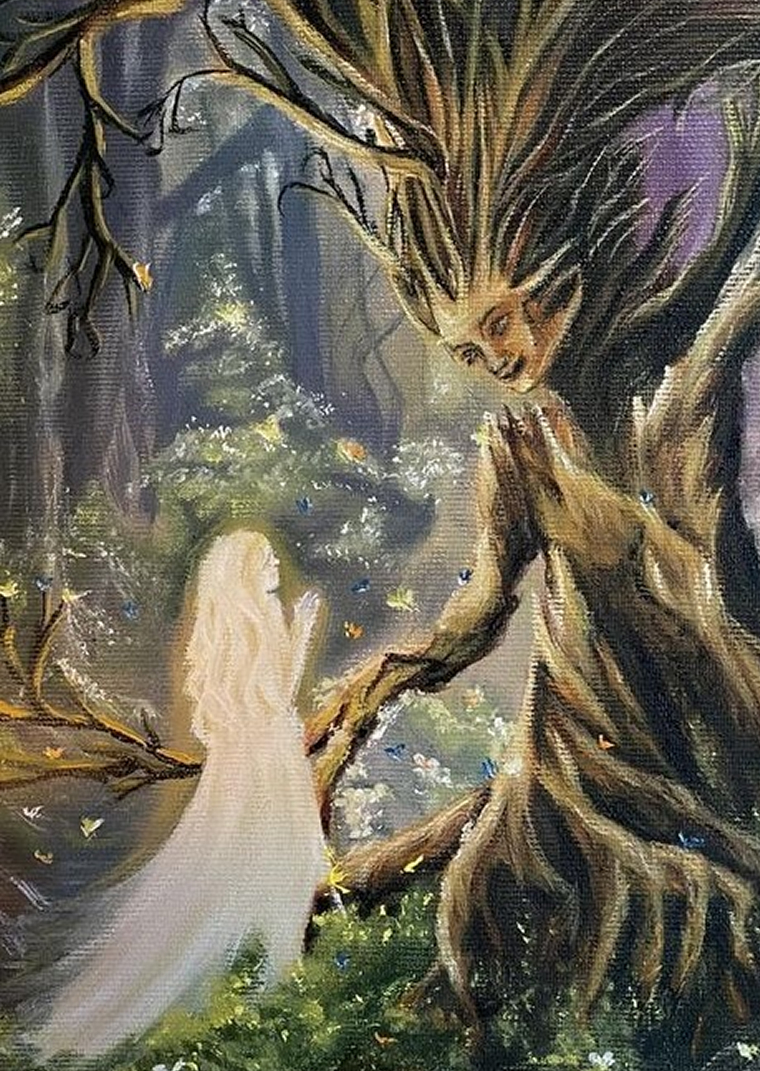 Személyre szabott festmény - az erdő hangja