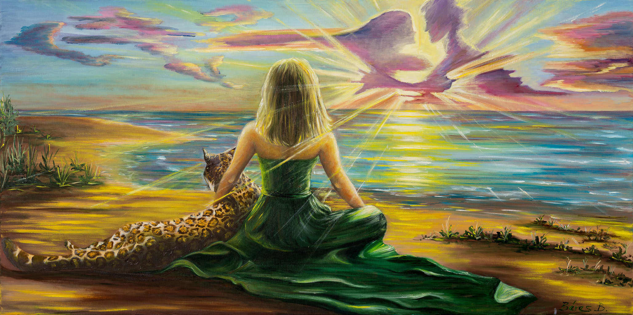 eredeti festmény replika - az erő