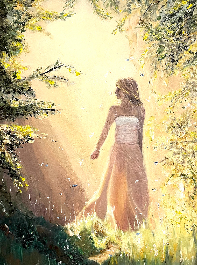 Személyre szabott festmény - fény ösvény