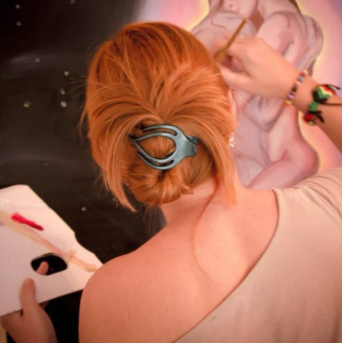 Béres Beáta - így készülnek a személyre szabott festmények - fotó