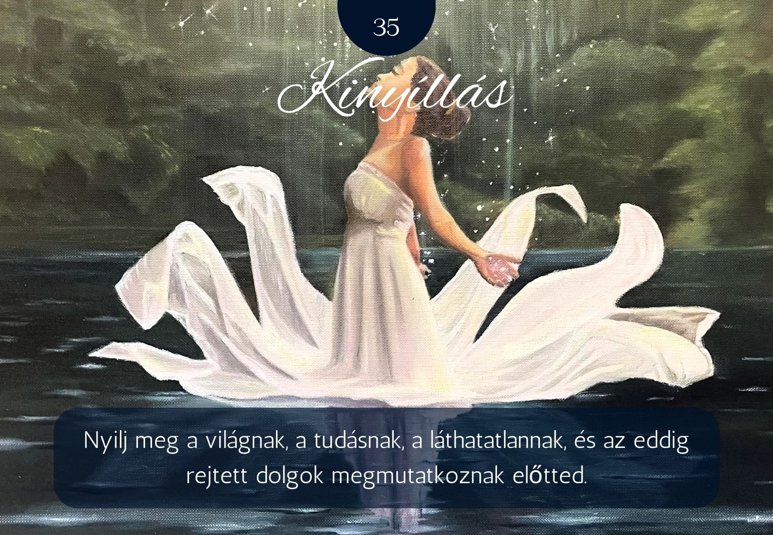 kártya lap - kinyíllás