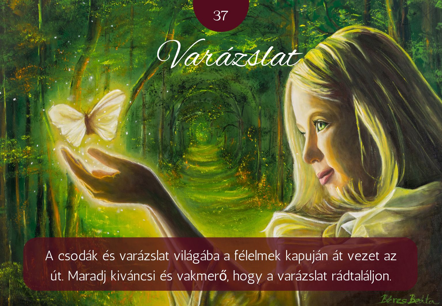 kártya lap - varázslat