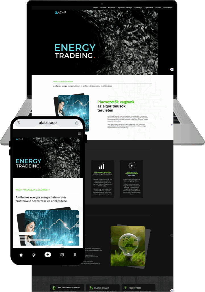 Atab Trade weboldal referencia