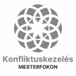 konfliktuskezelés cég logó fekete fehér