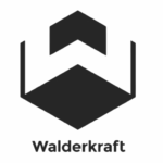 walderkraft cég logó fekete fehér